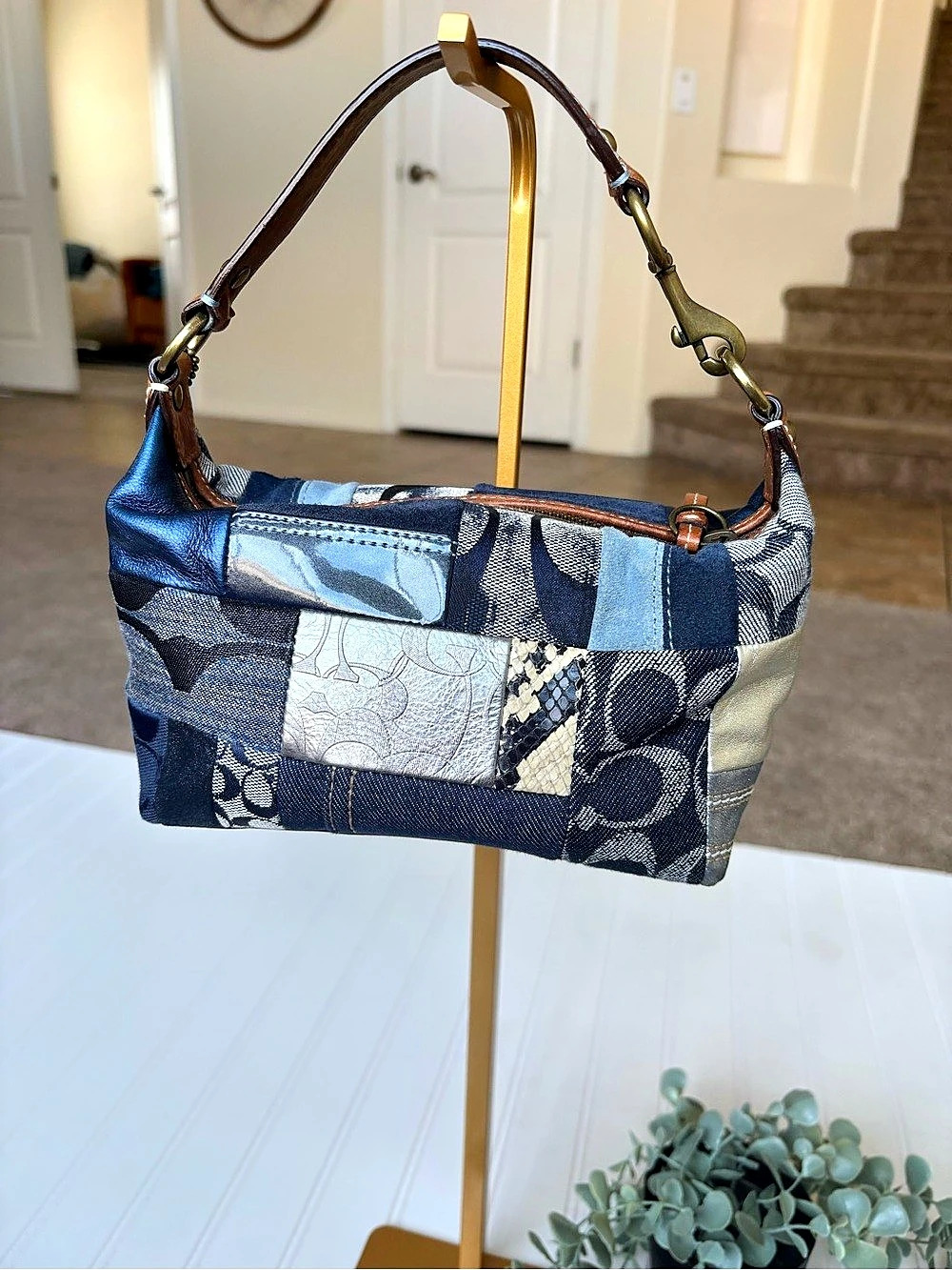 Coach denim patchwork - Picture 2 of 9
